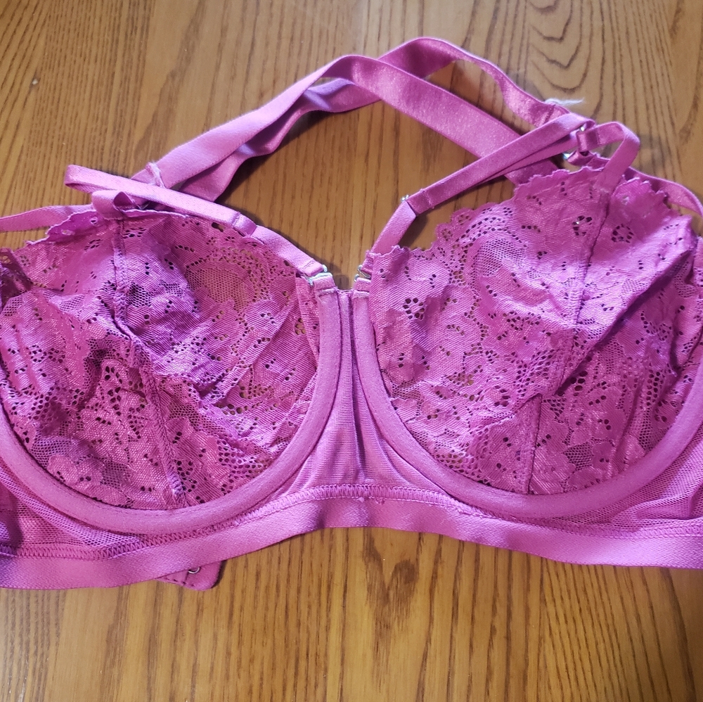 Lonely bra pink underwire bra 32F
